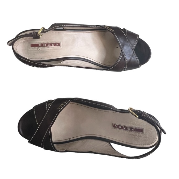 Prada womens wedge sandals size 41 - Picture 10 of 16